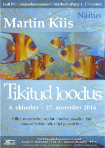 Martin Kiis - näitus tikitud pildid
